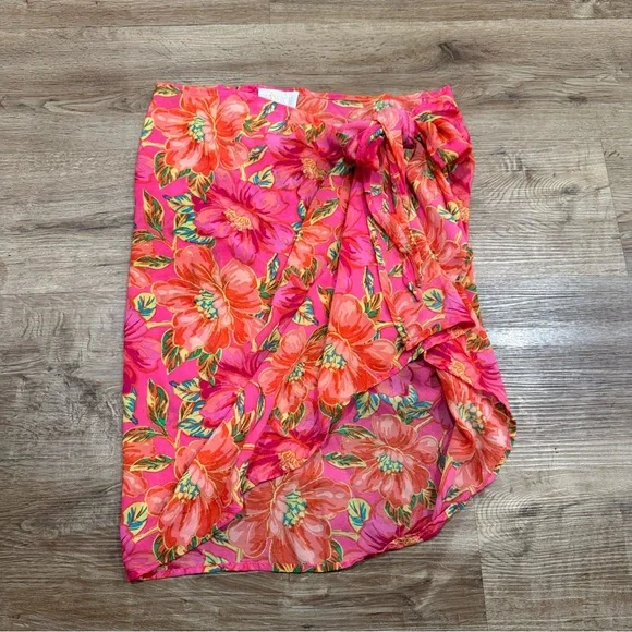 Beach Riot Melanie Sarong In Miami Peony -‎ Standard - One Size (S-XL) - Picture 2 of 5